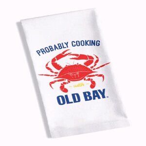 Probably Cooking with Old Bay Kitchen and Hand Towel NEW Fast Ship